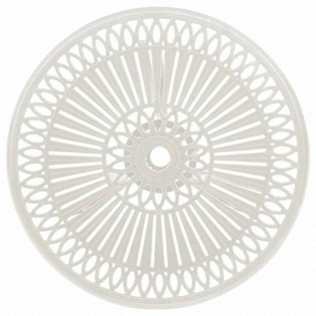 vidaXL ガーデンテーブル 62x62x65cm アルミ鋳物 ホワイト家具 アウトドア家具 アウトドアテーブル(代引不可)【送料無料】_2