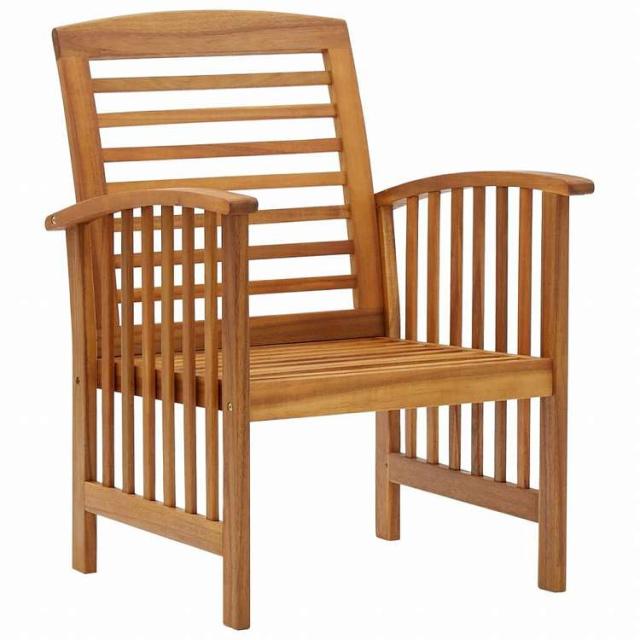 vidaXL ガーデンラウンジ5点セット アカシア無垢材 (310255+310256x2組)家具 アウトドア家具 屋外家具セット(代引不可)【送料無料】_3