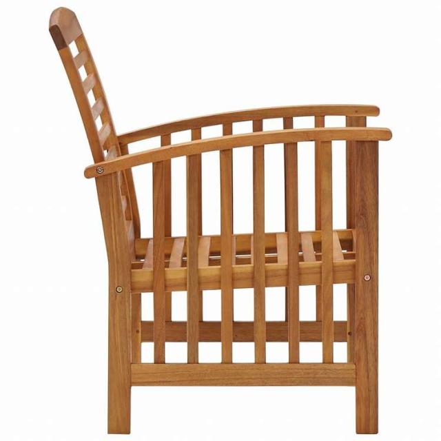 vidaXL ガーデンラウンジ5点セット アカシア無垢材 (310255+310256x2組)家具 アウトドア家具 屋外家具セット(代引不可)【送料無料】_4