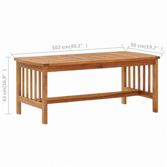 vidaXL ガーデンラウンジ5点セット クッション付き アカシア無垢材家具 アウトドア家具 屋外家具セット(代引不可)【送料無料】_8