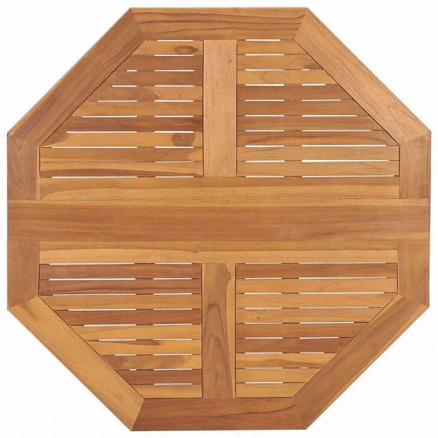 vidaXL 折りたたみガーデンダイニングテーブル 90x90x75 cm チーク無垢材家具 アウトドア家具 アウトドアテーブル(代引不可)【送料無料】_3