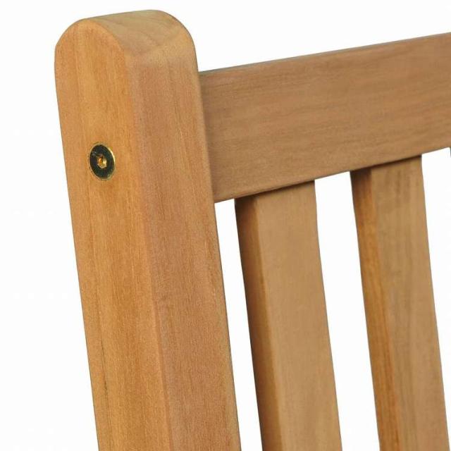 vidaXL ガーデンダイニングセット3点 チーク無垢材家具 アウトドア家具 屋外家具セット(代引不可)【送料無料】_5