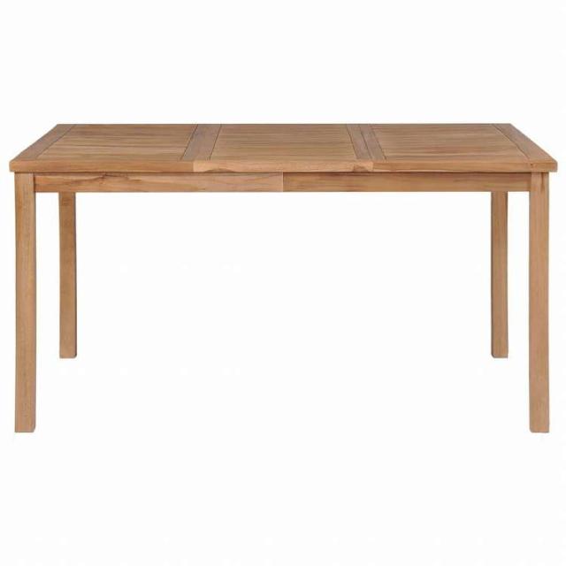 vidaXL ガーデンダイニングセット 5点 チーク無垢材 (44997+2x43250)家具 アウトドア家具 屋外家具セット(代引不可)【送料無料】_8