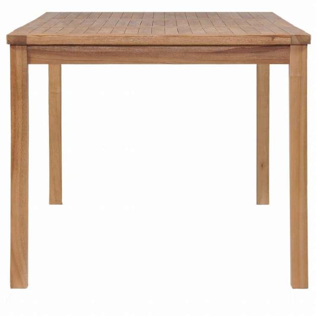 vidaXL ガーデンダイニングセット 5点 チーク無垢材 (44997+2x43250)家具 アウトドア家具 屋外家具セット(代引不可)【送料無料】_9
