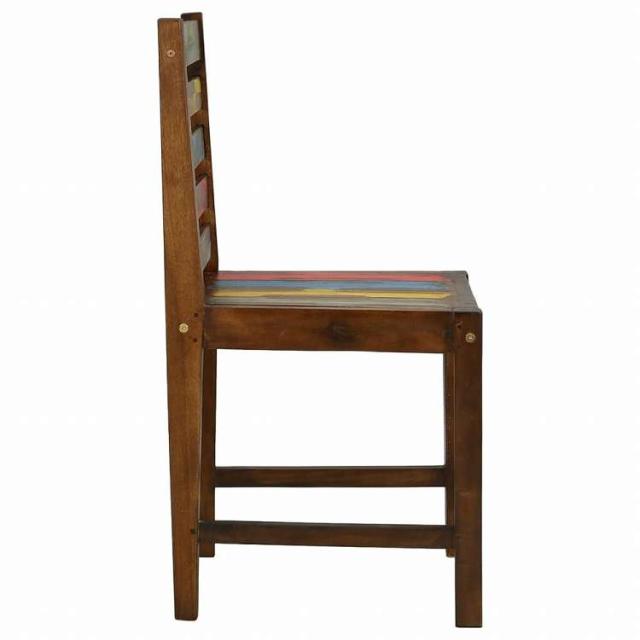 vidaXL ダイニングチェア 2点セット 再生無垢材家具 チェア キッチン・ダイニングルームチェア(代引不可)【送料無料】_3