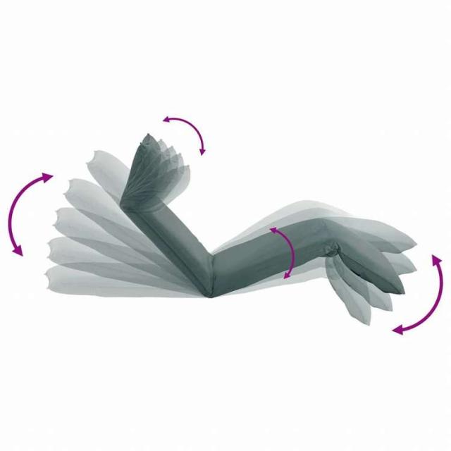 vidaXL 折りたたみサンラウンジャー オックスフォード出どころ 薄墨色調度品 アウトドア調度品 露天居敷き サンラウンジャー(代引不可)【貨物輸送無料】