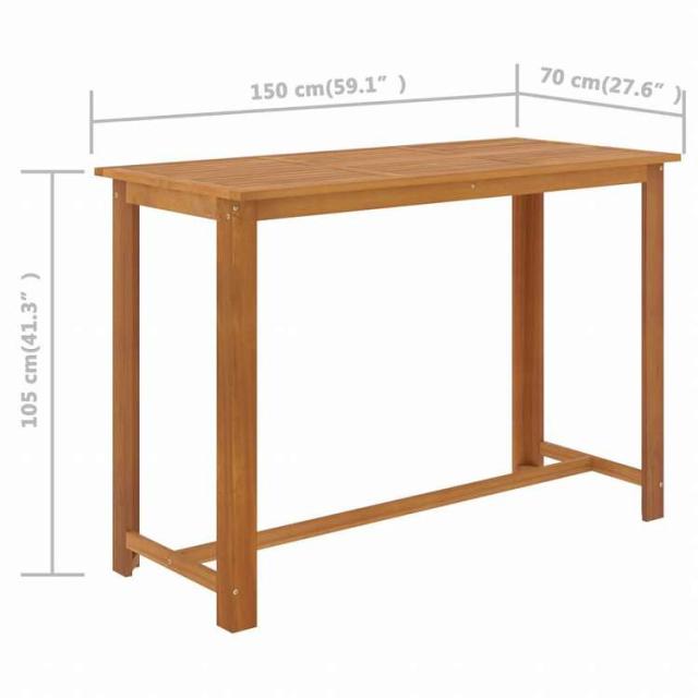 vidaXL ガーデンバー7点セット クッション付き ブラック家具 アウトドア家具 屋外家具セット(代引不可)【送料無料】_10
