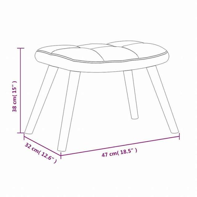 vidaXL リラックスチェア スツール付 マスタードイエロー ベルベット張り家具 チェア アームチェア・リクライニングチェア・スリーピングチェア(代引不可)【送料無料】_11