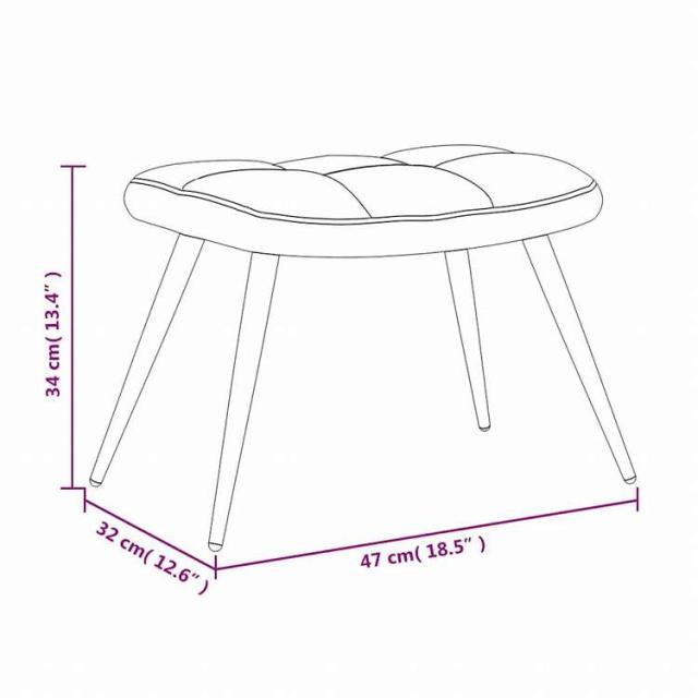 vidaXL リラックスチェア スツール付 ダークグレー ベルベット家具 チェア アームチェア・リクライニングチェア・スリーピングチェア(代引不可)【送料無料】_11