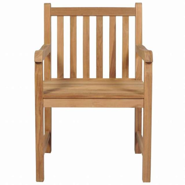 vidaXL 屋外用チェア 8点セット 無垢チーク材家具 アウトドア家具 屋外椅子 アウトドアベンチチェア(代引不可)【送料無料】_2