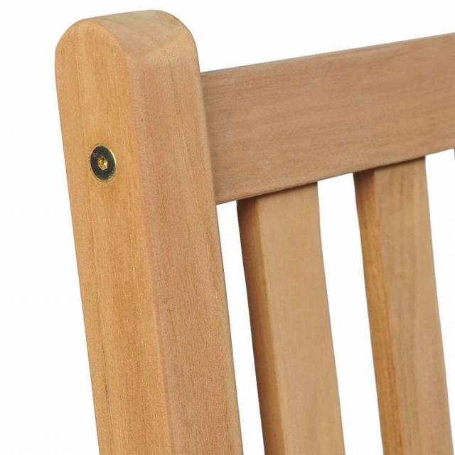 vidaXL 屋外用チェア 8点セット 無垢チーク材家具 アウトドア家具 屋外椅子 アウトドアベンチチェア(代引不可)【送料無料】_3
