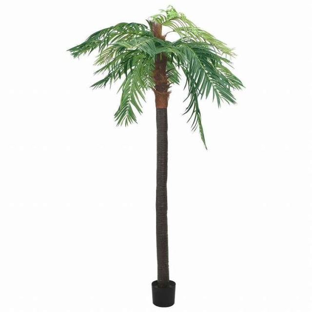 vidaXL 人工観葉植物 フェニックスパーム 鉢付 305cm グリーンホーム&ガーデン デコレーション 造花(代引不可)【送料無料】