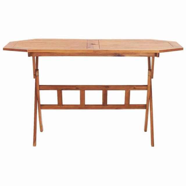 vidaXL 折りたたみガーデンテーブル 135x85x75cm アカシア無垢材 家具 アウトドア家具 アウトドアテーブル【送料無料】_2