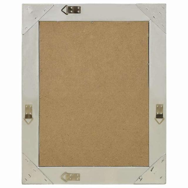 vidaXL ウォールミラー バロック調 50x60cm シルバー ホーム&ガーデン デコレーション 鏡【送料無料】