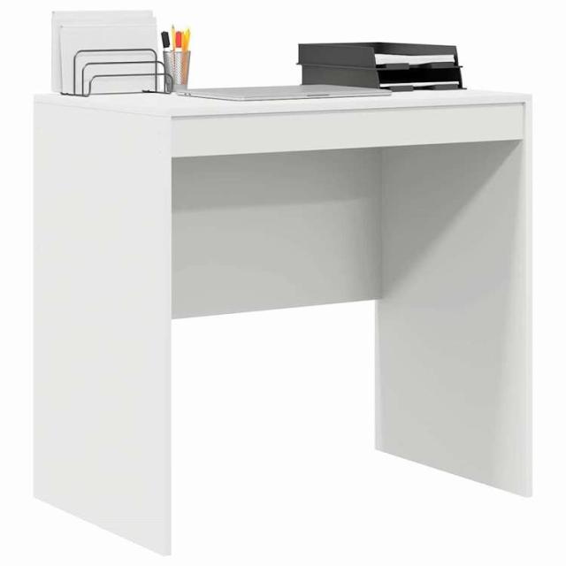 vidaXL デスク ホワイト 80 x 50 x 76 cm エンジニアリングウッド 家具 オフィス家具 デスク【送料無料】_2