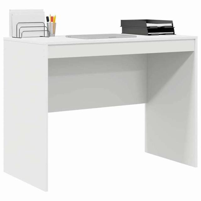 vidaXL デスク その他 ホワイト 100 x 50 x 76 cm エンジニアリングウッド 家具 オフィス家具 デスク【送料無料】_2