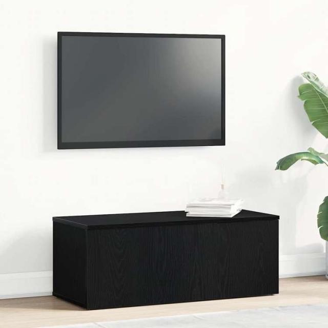 vidaXL テレビスタンド 引き出し付き ブラック 80 x 34 x 30 cm エンジニアリングウッド 家具 AVラック・テレビ台【送料無料】