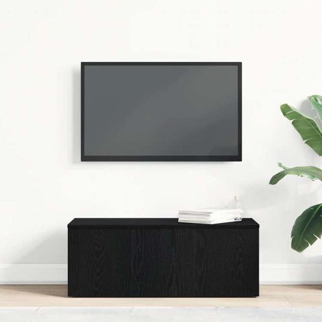 vidaXL テレビスタンド 引き出し付き ブラック 80 x 34 x 30 cm エンジニアリングウッド 家具 AVラック・テレビ台【送料無料】