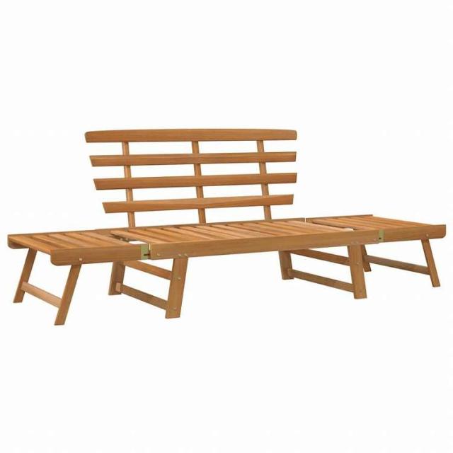 vidaXL ガーデンベンチ 2-in-1 190cm アカシア無垢材家具 アウトドア家具 屋外椅子 アウトドアベンチ(代引不可)【送料無料】_1