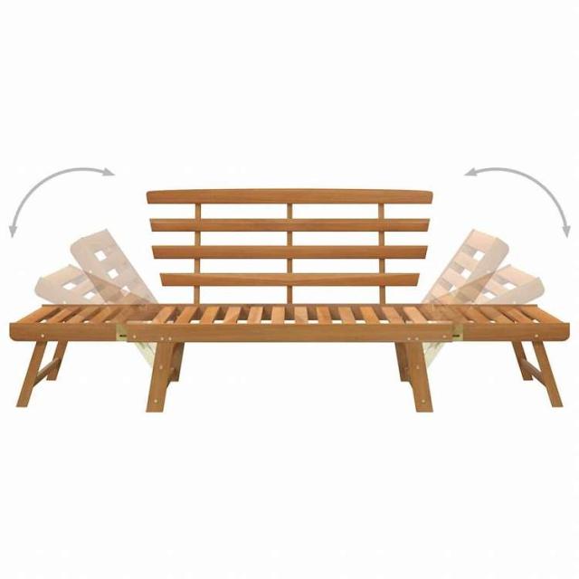 vidaXL ガーデンベンチ 2-in-1 190cm アカシア無垢材家具 アウトドア家具 屋外椅子 アウトドアベンチ(代引不可)【送料無料】_8