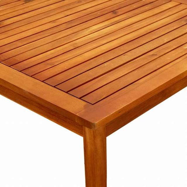 vidaXL ガーデンコーヒーテーブル 85x85x45cm アカシア無垢材家具 アウトドア家具 アウトドアテーブル(代引不可)【送料無料】_5