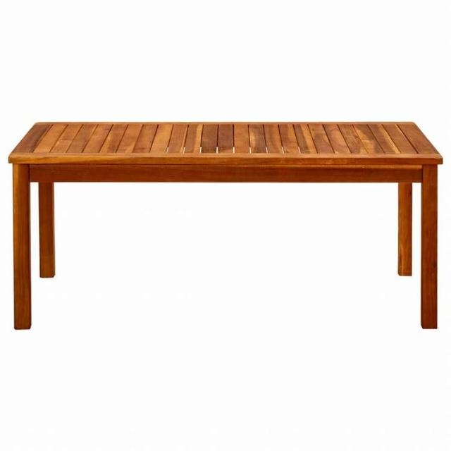 vidaXL ガーデンコーヒーテーブル 110x60x45cm アカシア無垢材家具 アウトドア家具 アウトドアテーブル(代引不可)【送料無料】_1