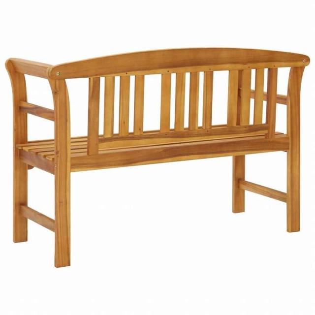 vidaXL ガーデンベンチ 114cm アカシア無垢材家具 アウトドア家具 屋外椅子 アウトドアベンチ(代引不可)【送料無料】_3