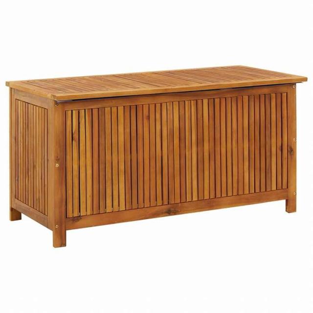 vidaXL ガーデン収納ボックス 113x50x58cm アカシア無垢材家具 アウトドア家具 屋外収納ボックス(代引不可)【送料無料】_1
