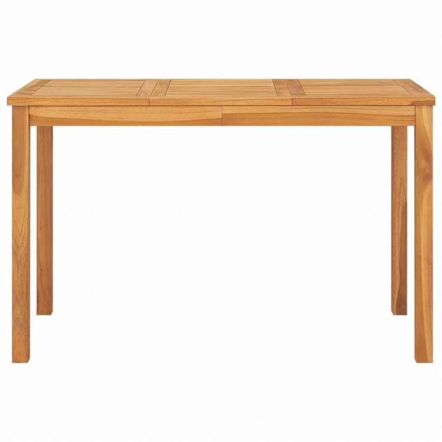 vidaXL ガーデンダイニングテーブル 120x70x77cm チーク無垢材家具