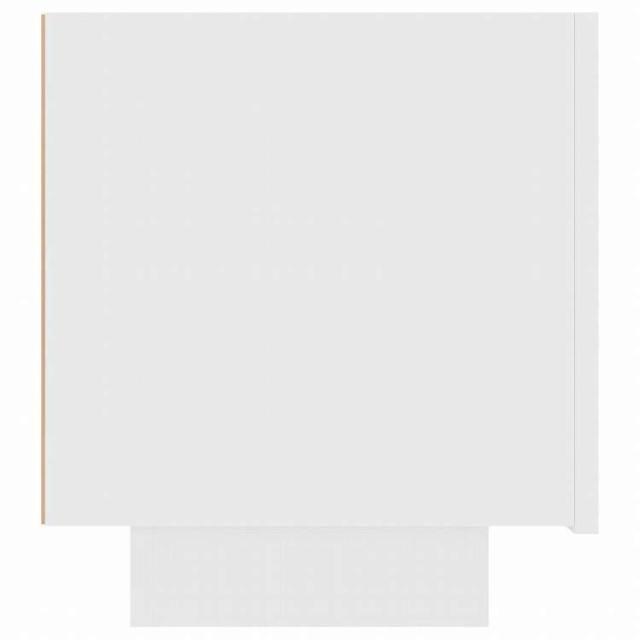 vidaXL ベッドサイドキャビネット ホワイト 100x35x40cm エンジニアリングウッド (804436)家具 テーブル ベッドサイドテーブル(代引不可)【送料無料】_6