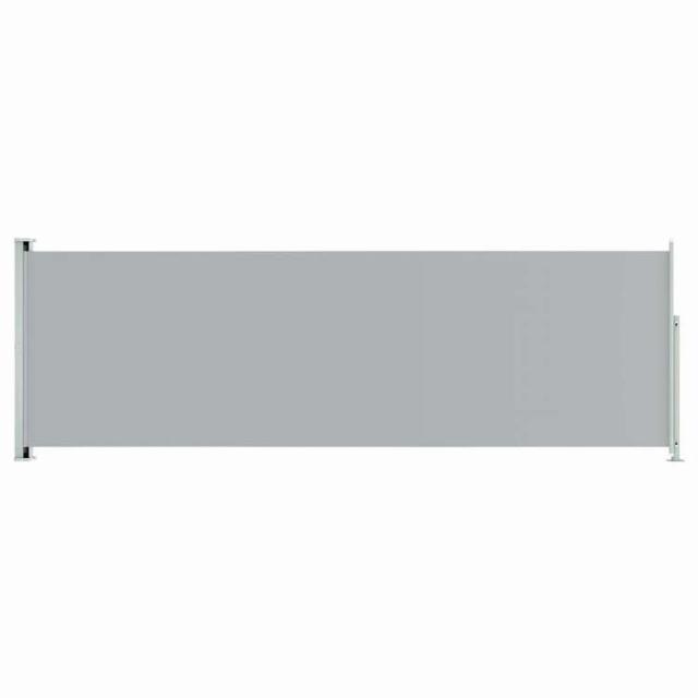 vidaXL パティオ用 引き込み式サイドオーニング 200x600cm グレーホーム&ガーデン 芝&ガーデン アウトドアリビング 屋外用傘・サンシェード(代引不可)【送料無料】