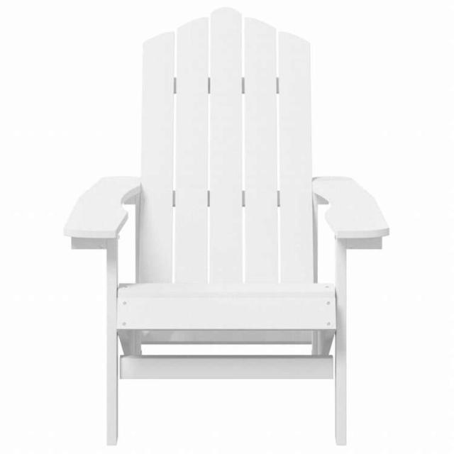 vidaXL ガーデン アディロンダックチェア HDPE ホワイト家具 アウトドア家具 屋外椅子 アウトドアベンチチェア(代引不可)【送料無料】_2