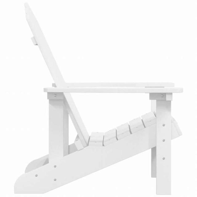 vidaXL ガーデン アディロンダックチェア HDPE ホワイト家具 アウトドア家具 屋外椅子 アウトドアベンチチェア(代引不可)【送料無料】_3