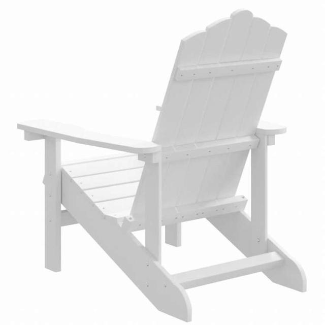 vidaXL ガーデン アディロンダックチェア HDPE ホワイト家具 アウトドア家具 屋外椅子 アウトドアベンチチェア(代引不可)【送料無料】_4
