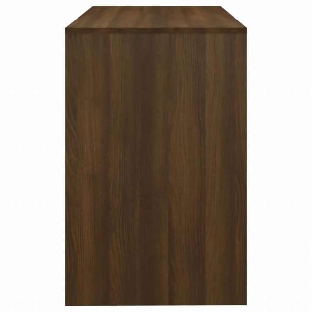 vidaXL デスク ブラウンオーク 101x50x76.5cm エンジニアリングウッド家具 オフィス家具 デスク(代引不可)【送料無料】_5