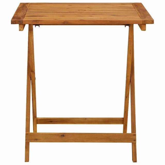 vidaXL 折りたたみガーデンテーブル 70x70x75cm アカシア無垢材 家具 アウトドア家具 アウトドアテーブル【送料無料】_3