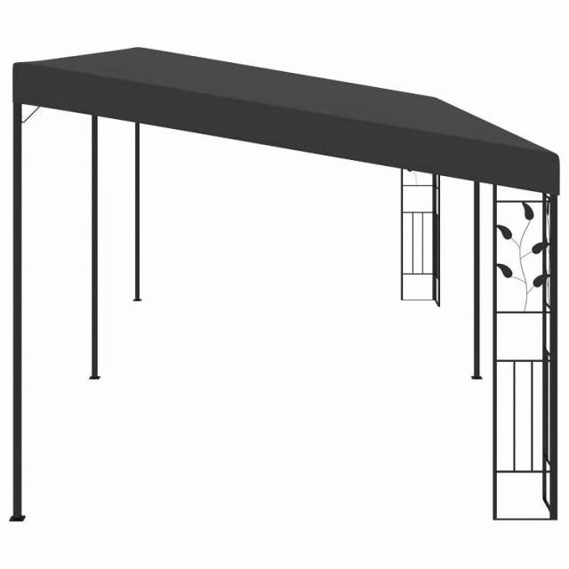 vidaXL 壁面取付型 ガゼボ 6x3x2.5m アントラシート ホーム&ガーデン 芝&ガーデン アウトドアリビング アウトドアストラクチャー キャノピー・ガゼボ【送料無料】_3