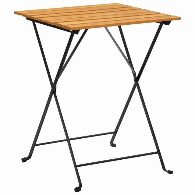 vidaXL ビストロテーブル 55x54x71 cm アカシア無垢材 家具 アウトドア家具 アウトドアテーブル【送料無料】