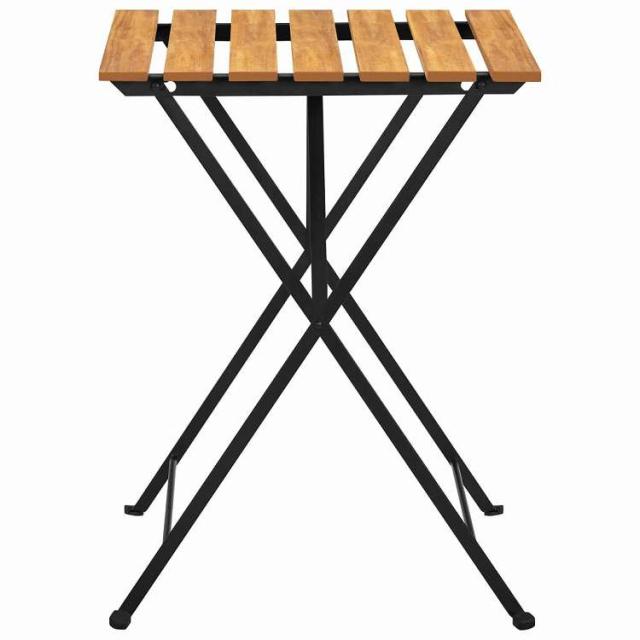 vidaXL ビストロテーブル 55x54x71 cm アカシア無垢材 家具 アウトドア家具 アウトドアテーブル【送料無料】_3