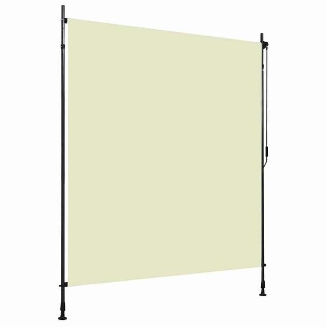 vidaXL 屋外用ローラーブラインド 200x270cm クリーム ホーム&ガーデン 芝&ガーデン アウトドアリビング 窓・ドア用日除け/オーニング【送料無料】