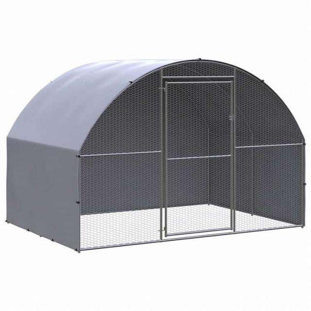 vidaXL 屋外鶏小屋 3x2x2 m 亜鉛メッキ鋼製動物&ペット用品 ペット用品 小動物用品 小動物 飼育・ケージ(代引不可)【送料無料】