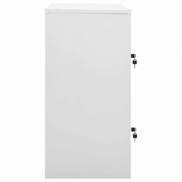 vidaXL ロッカーキャビネット 2点セット ライトグレー&グリーン 90x45x92.5cm スチール (336443x5組)家具 キャビネット&収納 収納キャビネット・ロッカー(代引不可)【送料無料】