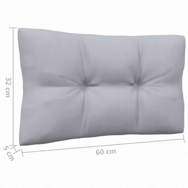 vidaXL 2人掛け ガーデンソファ グレークッション付き パイン無垢材家具 アウトドア家具 屋外椅子 屋外ソファ(代引不可)【送料無料】_6