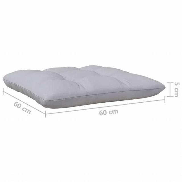 vidaXL ガーデンラウンジセット 8点 グレークッション付き パインウッド家具 アウトドア家具 屋外家具セット(代引不可)【送料無料】_7