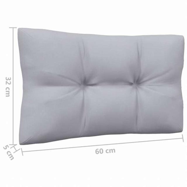 vidaXL ガーデンラウンジセット 4点 グレークッション付き 無垢のパインウッド家具 アウトドア家具 屋外家具セット(代引不可)【送料無料】_6