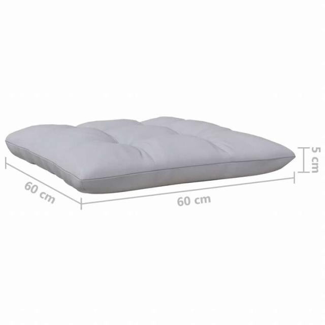 vidaXL ガーデンラウンジセット 4点 グレークッション付き 無垢のパインウッド家具 アウトドア家具 屋外家具セット(代引不可)【送料無料】_7