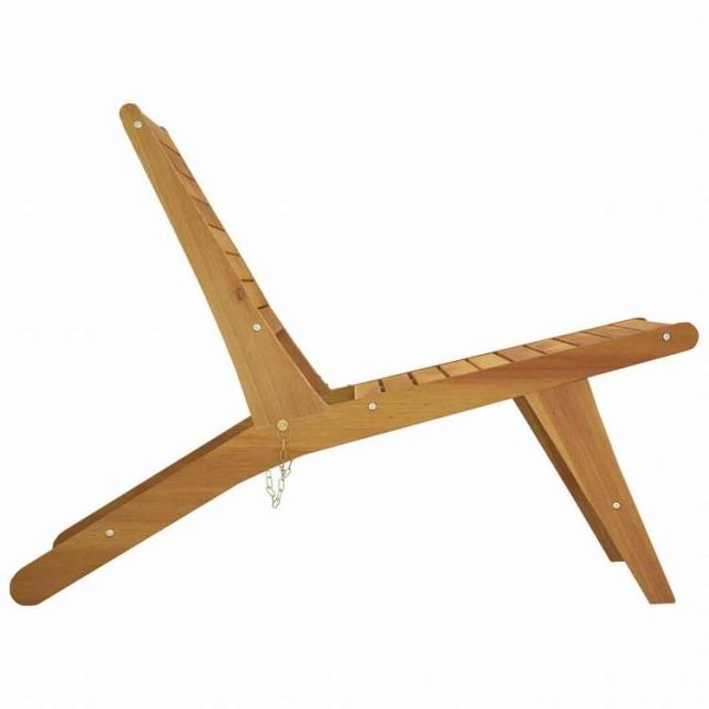 vidaXL ガーデンチェア チーク無垢材家具 アウトドア家具 屋外椅子 アウトドアベンチチェア(代引不可)【送料無料】_3