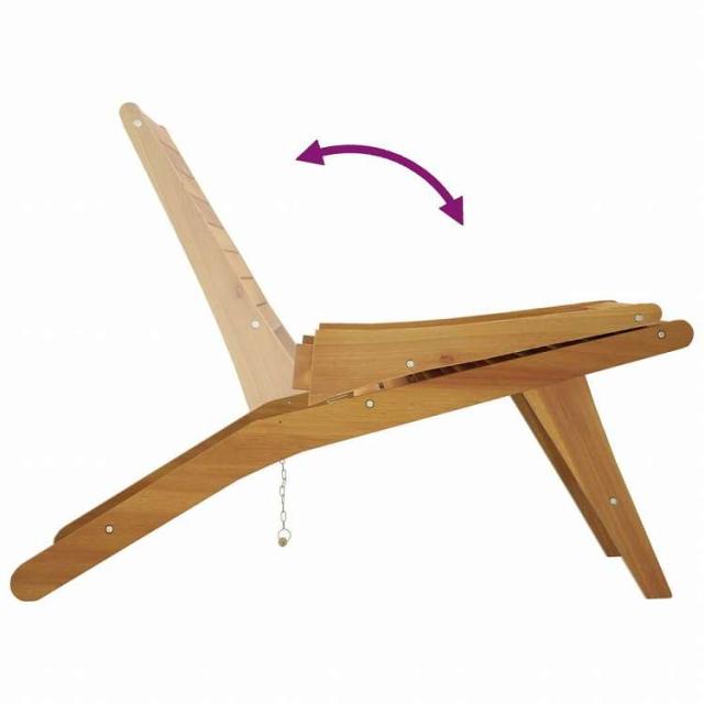 vidaXL ガーデンチェア チーク無垢材家具 アウトドア家具 屋外椅子 アウトドアベンチチェア(代引不可)【送料無料】_5