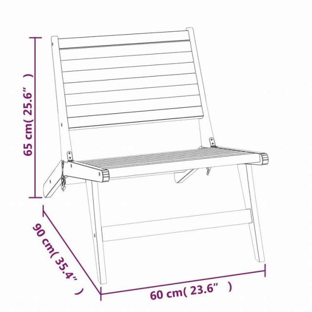 vidaXL ガーデンチェア チーク無垢材家具 アウトドア家具 屋外椅子 アウトドアベンチチェア(代引不可)【送料無料】_7