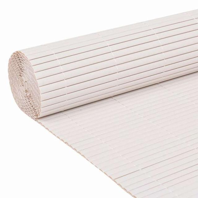 vidaXL ガーデンフェンス 両面タイプ PVC製 150x500cm グレー ハードウェア フェンス&バリア フェンスパネル【送料無料】_3